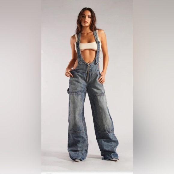 REVICE Pants - NWT Revice The Plunge Overalls in deep sea